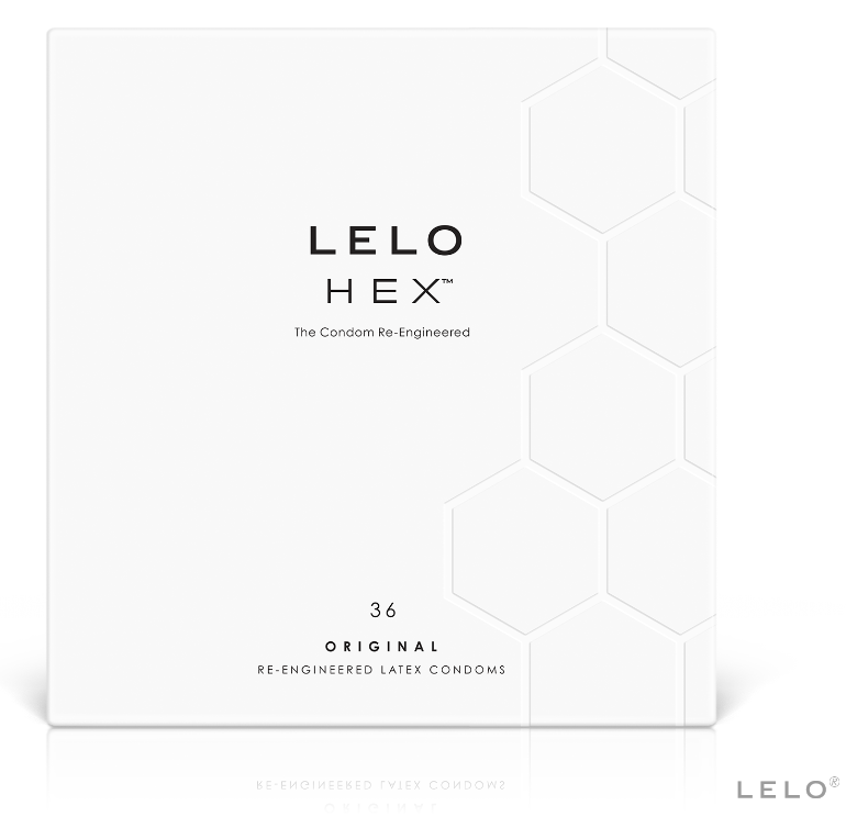 LELO HEX CONDOMS ORIGINAL 36 PACK--