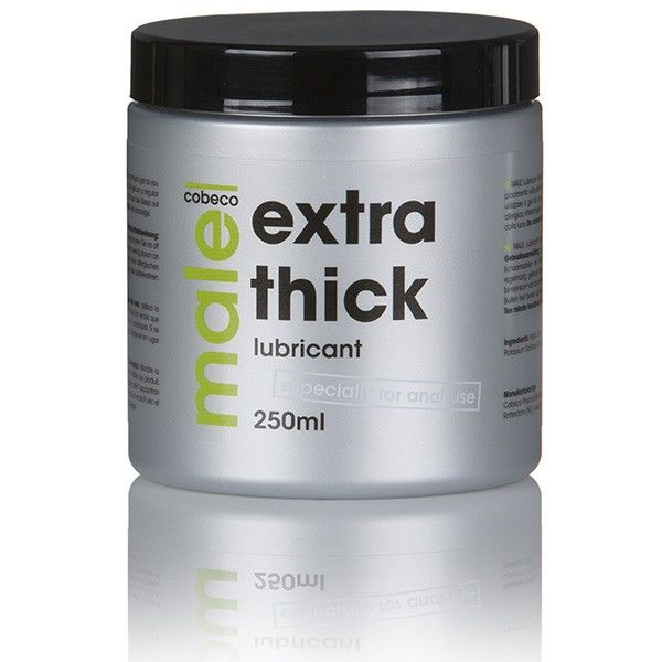 Male Cobeco Extra Thick Lube 250Ml - Water-Based Lubricant--