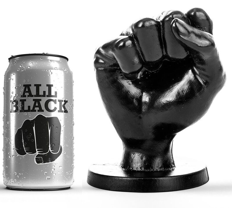 All Black Fist Anal - Anal Fisting Sex Toy - 14Cm--