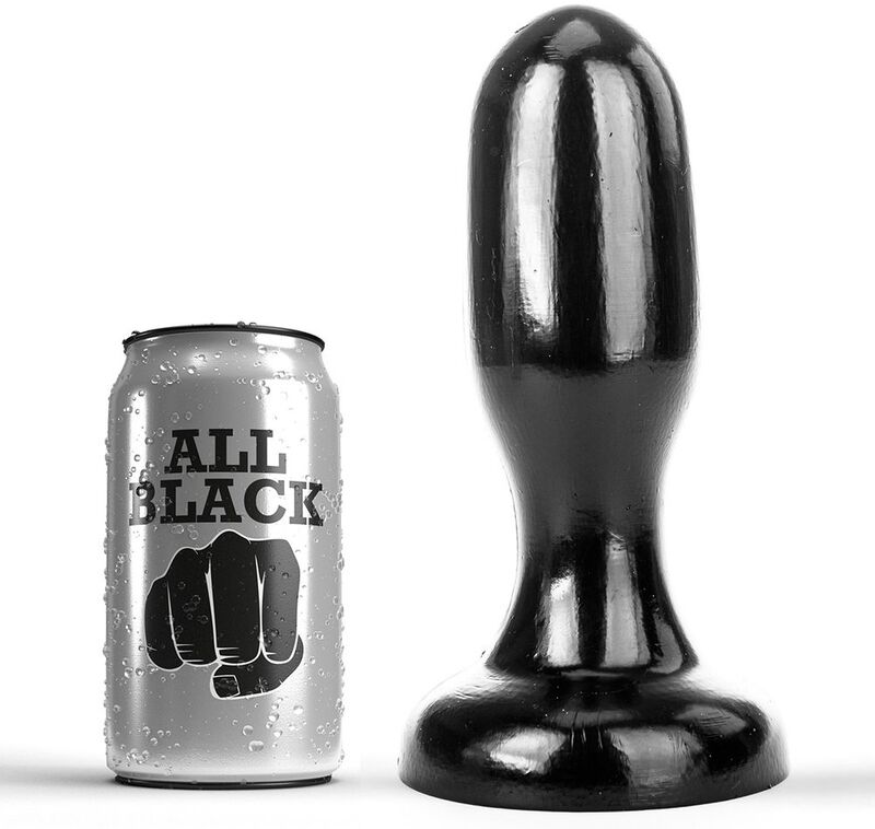 All Black Anal Dildo 19,5Cm - Butt plug Black--
