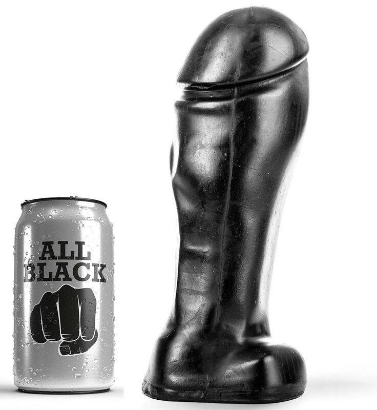 All Black Dong Dildo 22Cm - Size 22 x 8 cm--