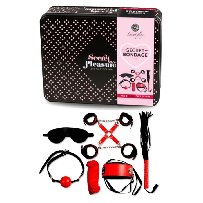 Secretplay Bdsm Set for Couples - 6 Pcs Red Collection--