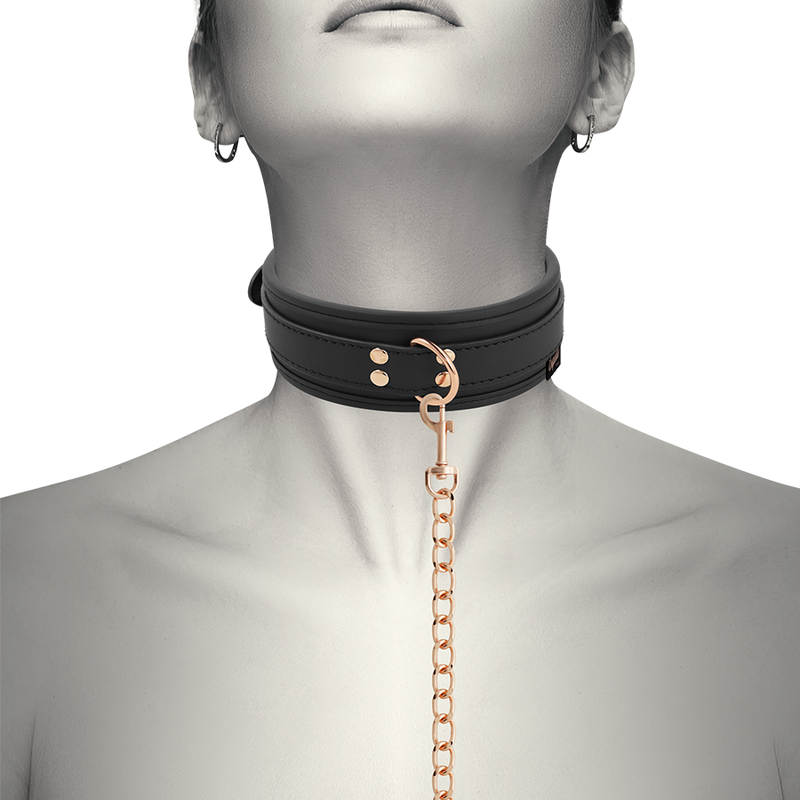 Coquette Fantasy Bondage - Vegan Leather Necklace--