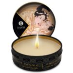 Shunga Mini Caress By Candlelight - ambiance candle, intimate massage oil--