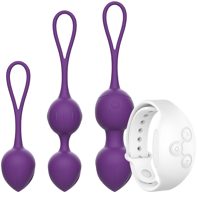 Rewolution Rewobeads Vibrating Balls Remote Control With Watchme Technology--