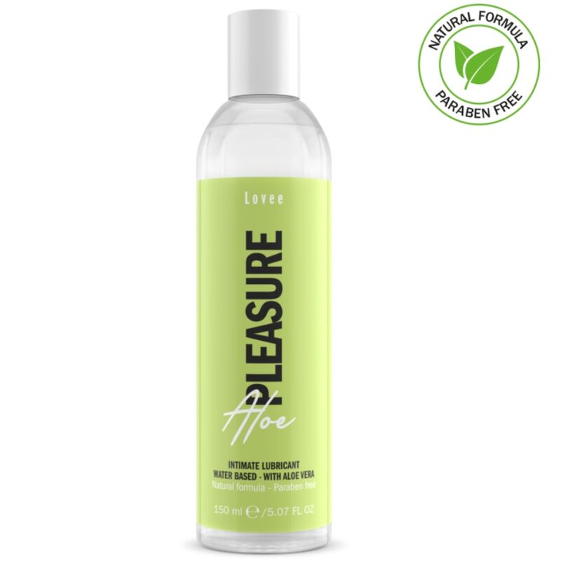 Lovee Aloe Pleasure Water Based Lube - Intimate Lubricant 150 Ml--