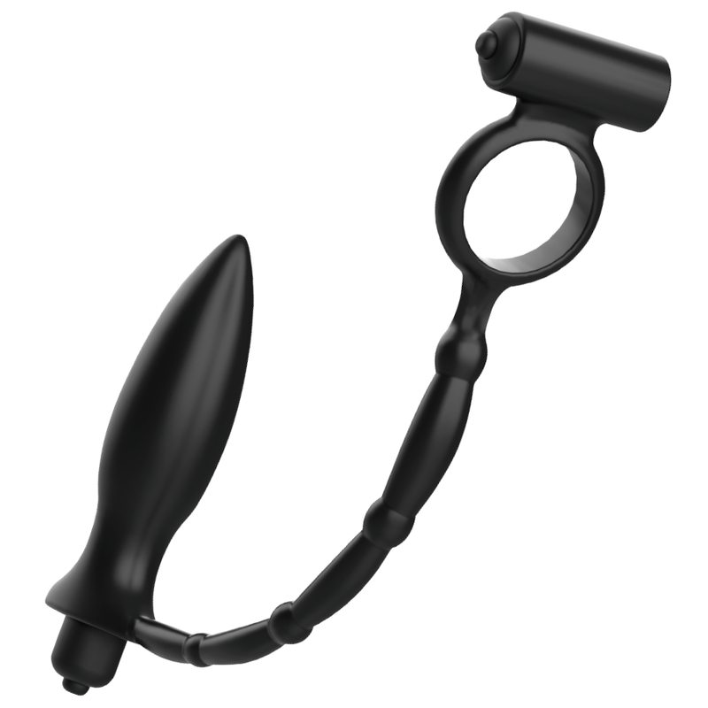 Addicted Toys Anal Plug With Vibratory Ring - Prostate Massager--