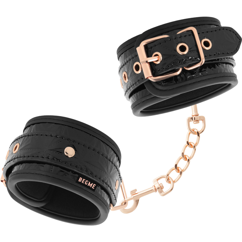Begme Black Edition Premium Handcuffs--