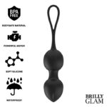 Brilly Glam Vibrating Kegel Beads Remote Control--